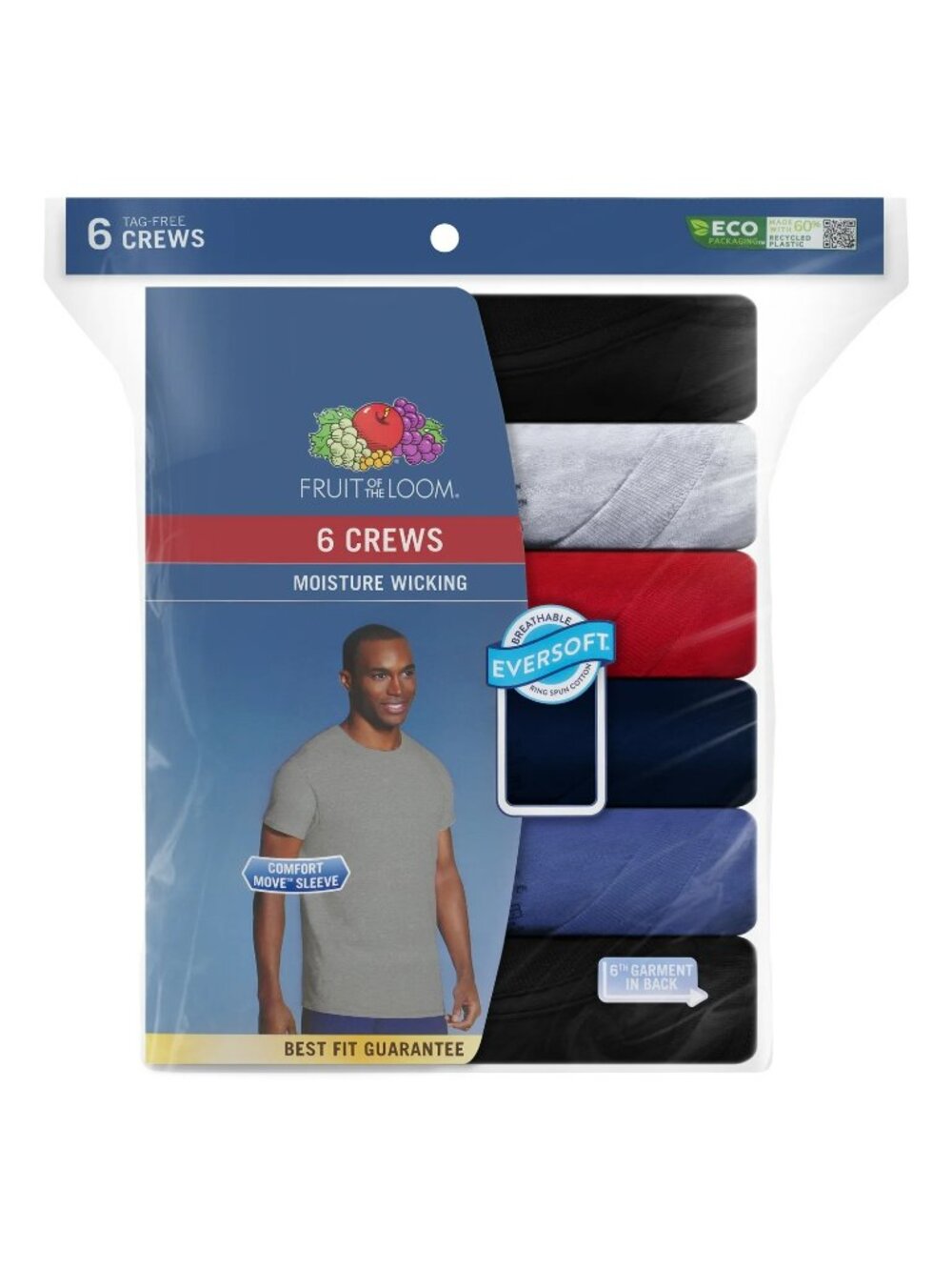 Fruit of the Loom Men's T-Shirts 6 Pack